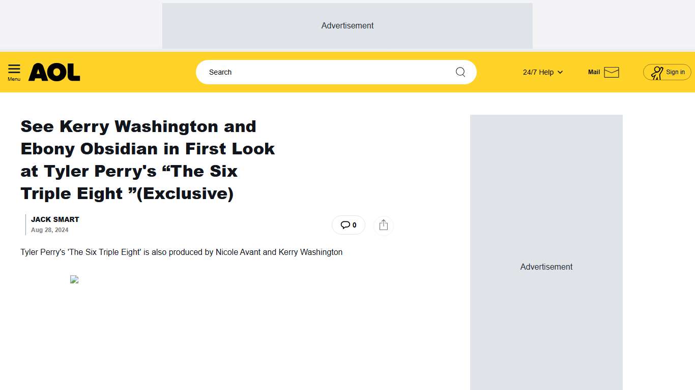 See Kerry Washington and Ebony Obsidian in First Look at Tyler Perry's “The Six Triple Eight ”(Exclusive) - AOL