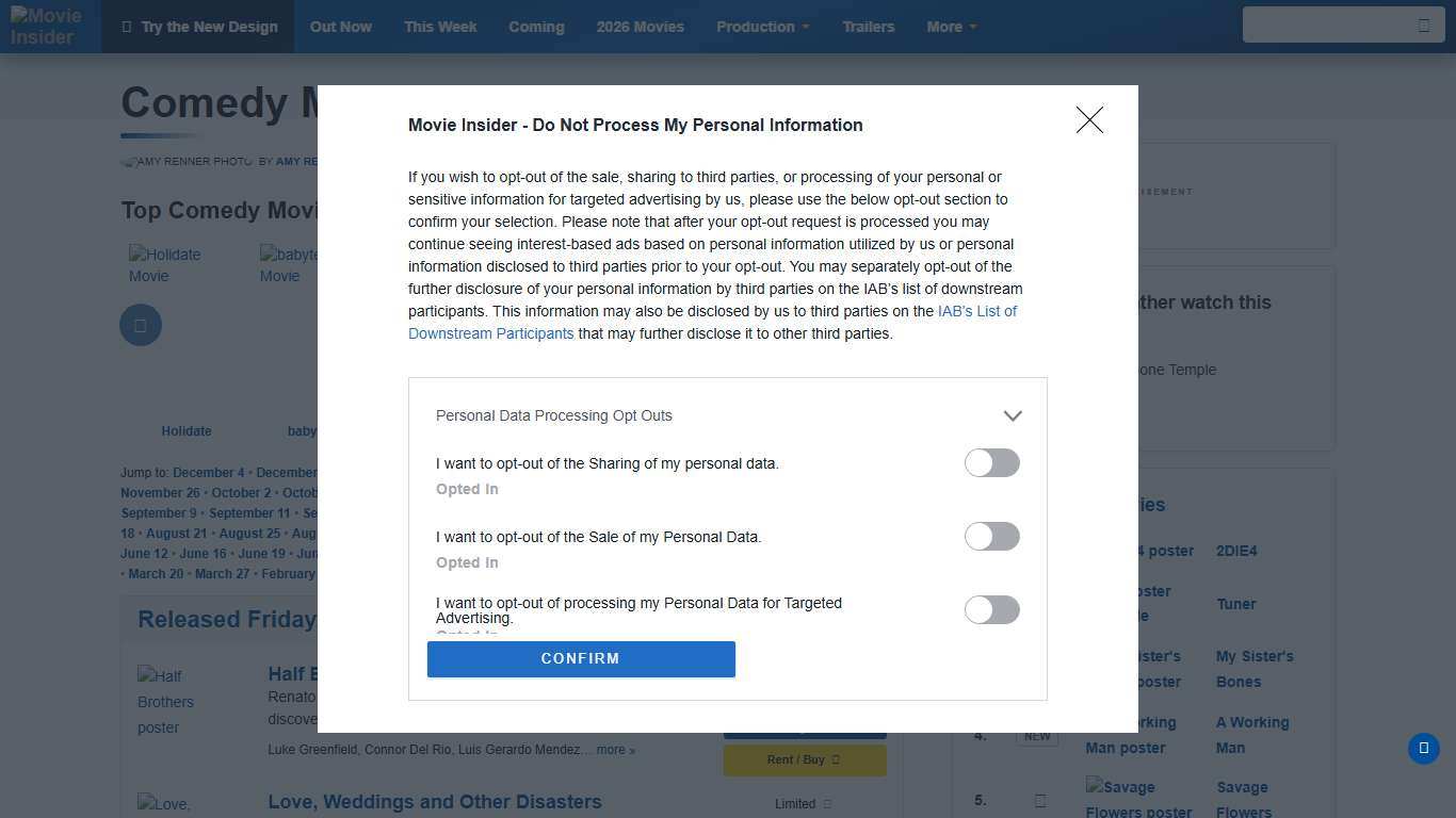 Comedy Movies 2020 List
